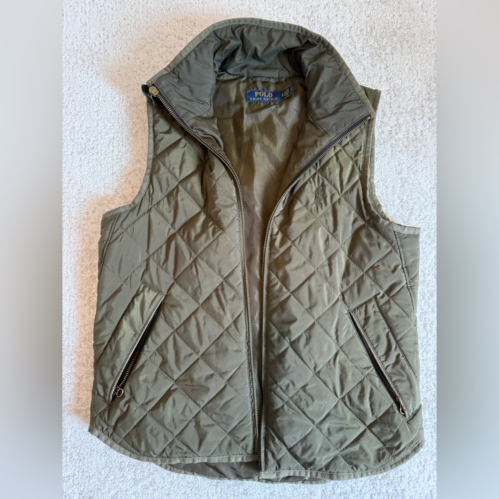 Polo by Ralph Lauren Green Quilted Vest